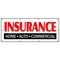 Signmission INSURANCE HOME AUTO COMMERCIAL BANNER SIGN store shop auto home B-96 Insurance Home Auto Comm - alternate 1